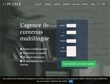 Tablet Screenshot of inpuzzle.com